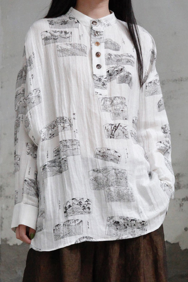 AVIVA JIFEI XUE Stand Collar Pullover FW22-SCS-PT